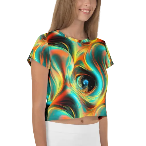 Dreamweaver Fusion on a Crop Tee