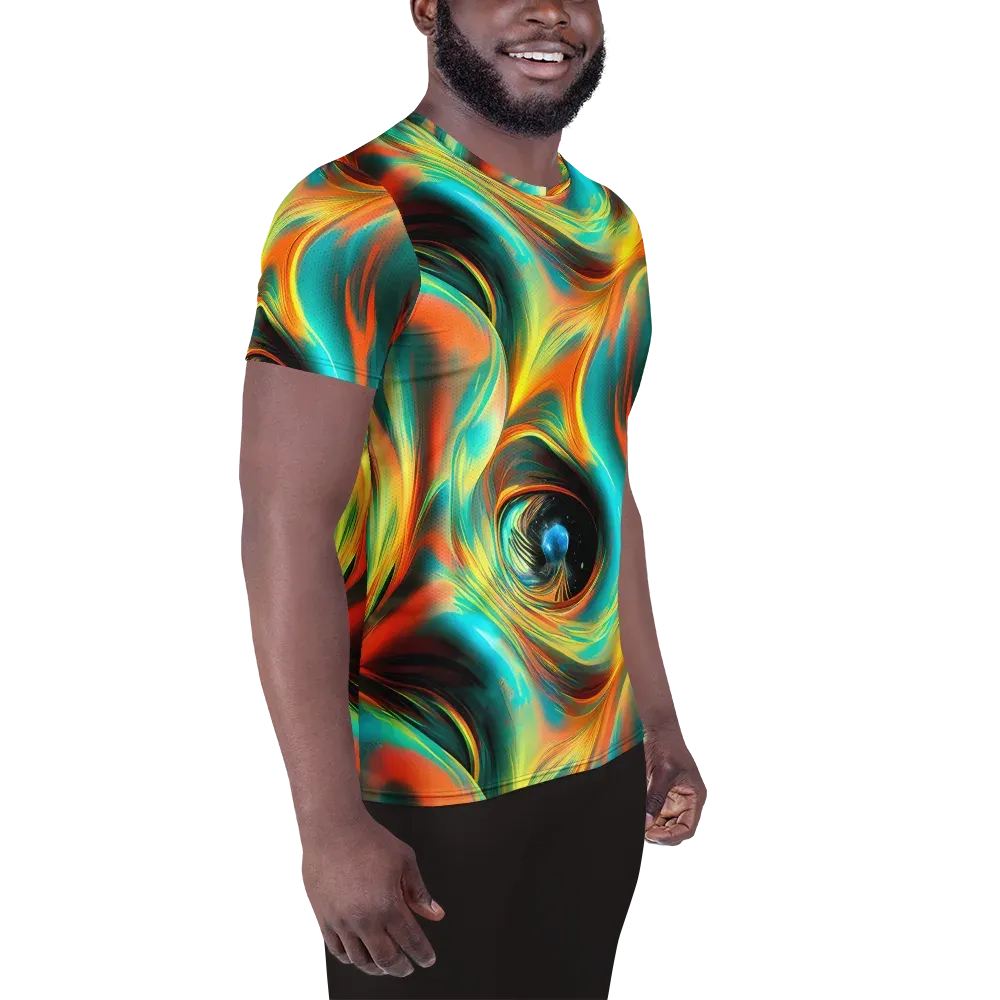 Dreamweaver Fusion on Men's Athletic T-Shirt — Right