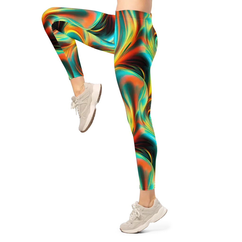 Dreamweaver Fusion on Leggings — Left