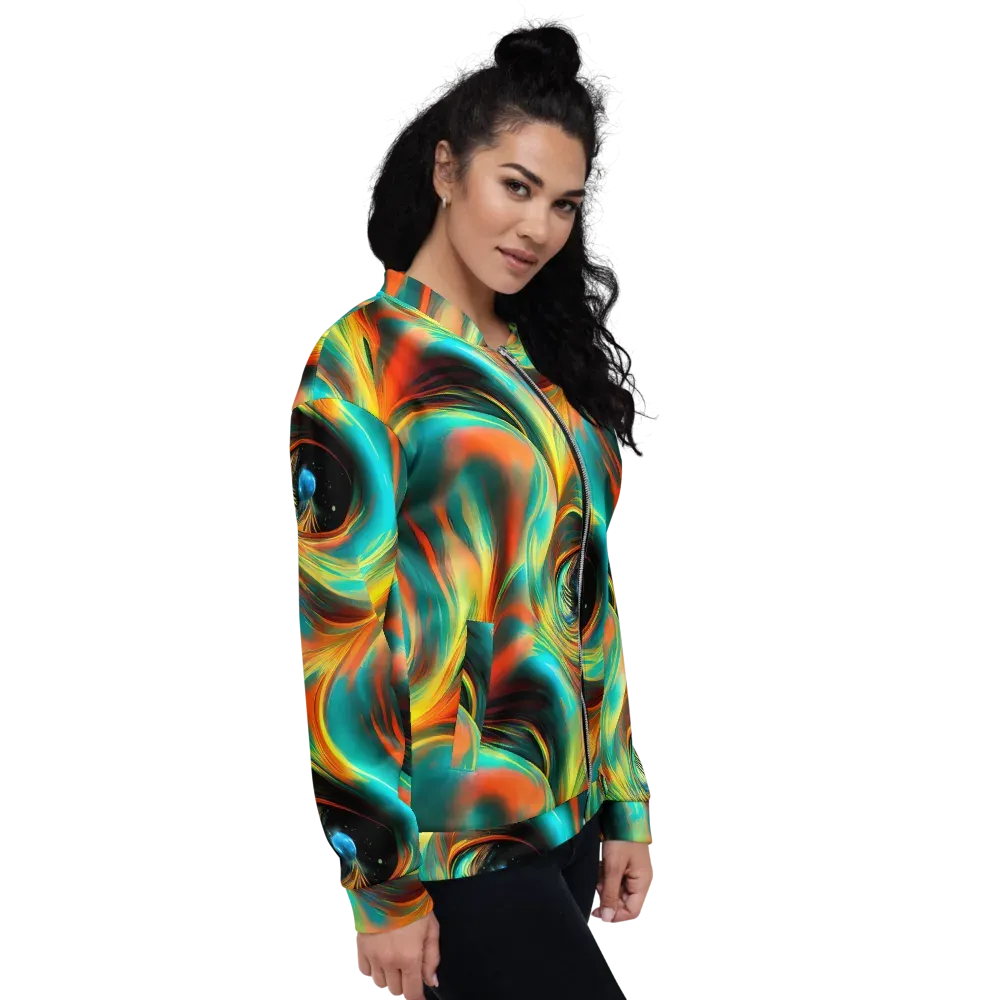 Dreamweaver Fusion on Bomber Jacket — Right