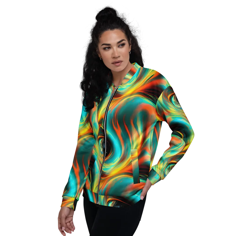 Dreamweaver Fusion on Bomber Jacket — Left