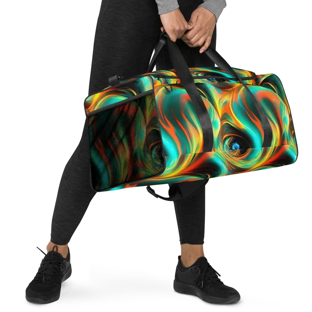 Dreamweaver Fusion on Duffle Bag — Right Front