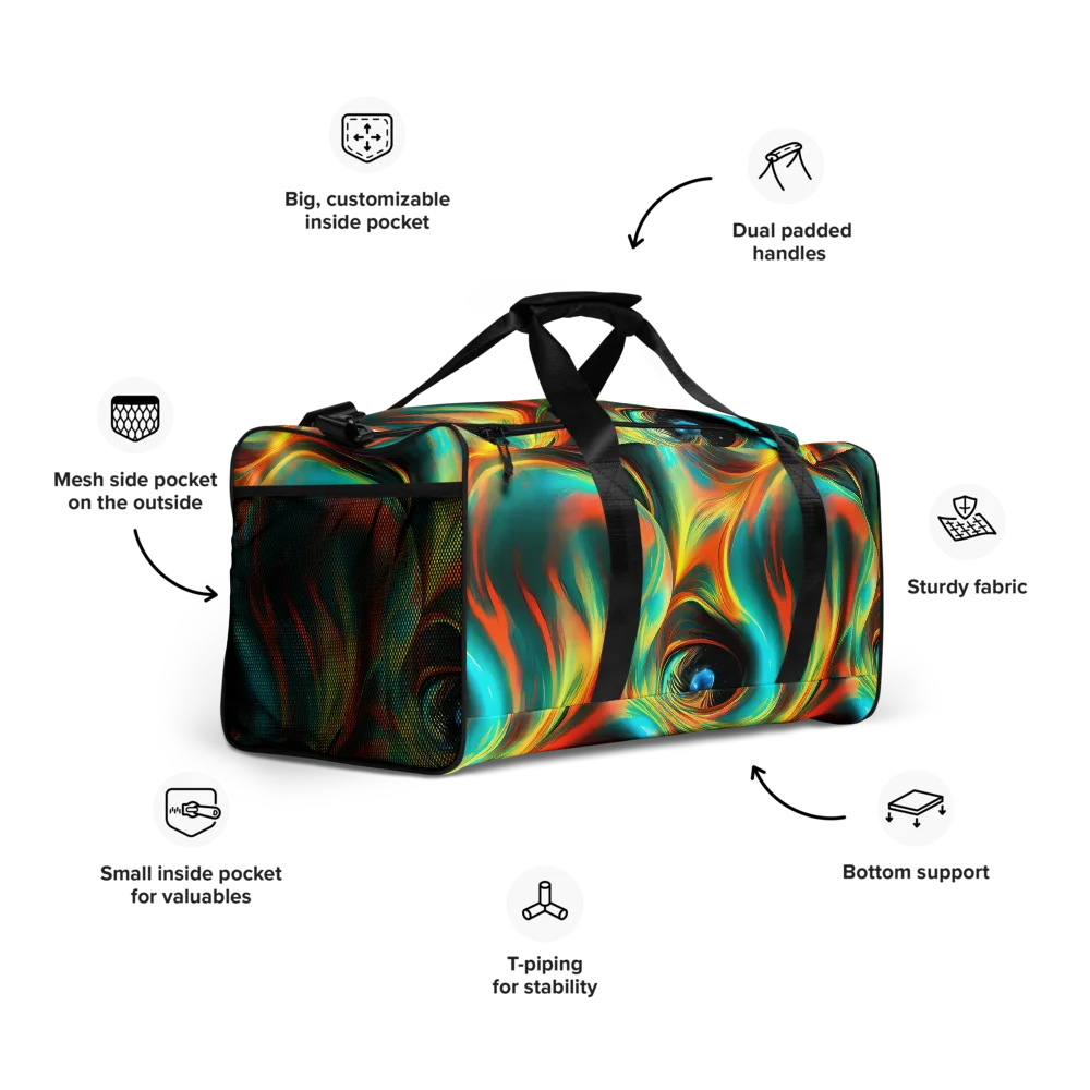 Dreamweaver Fusion on Duffle Bag — Right Front