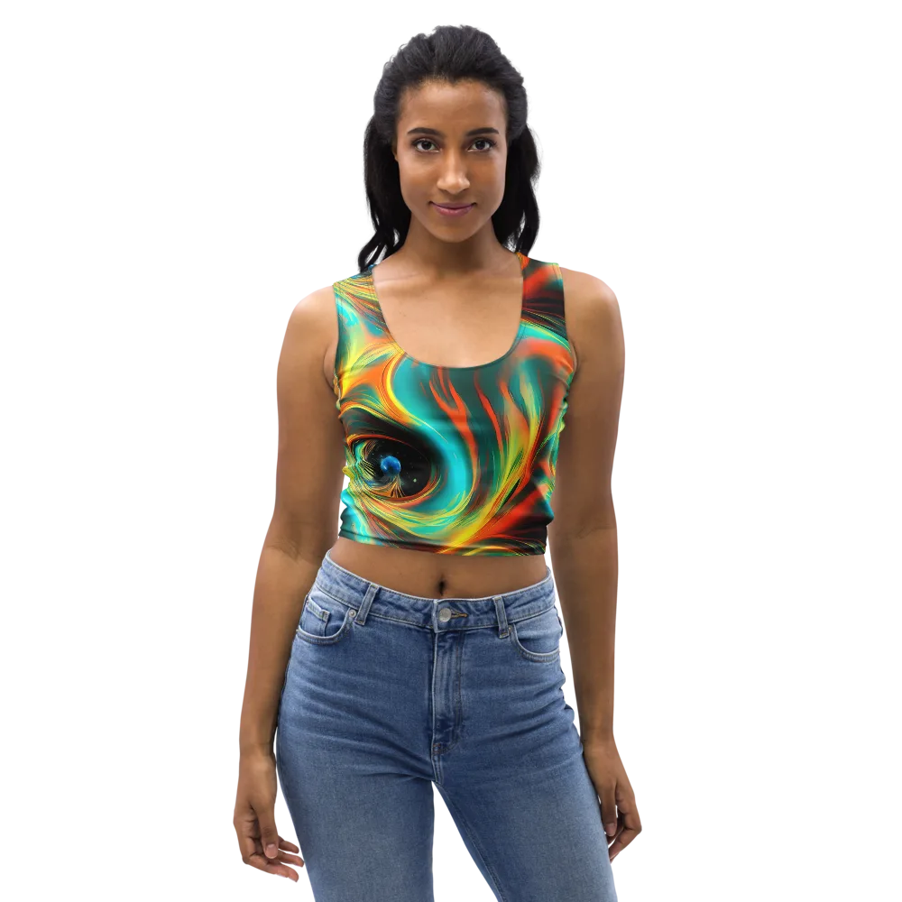 Dreamweaver Fusion on Crop Top — Front
