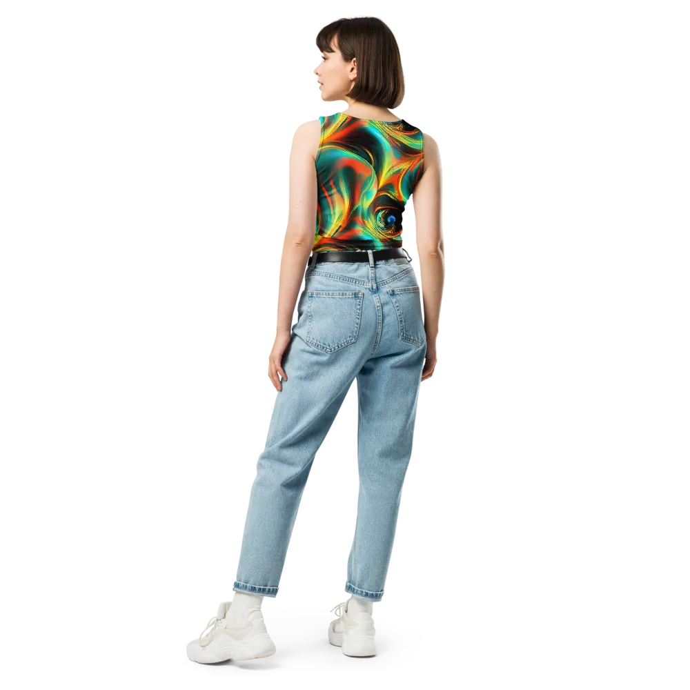 Dreamweaver Fusion on Crop Top — Back