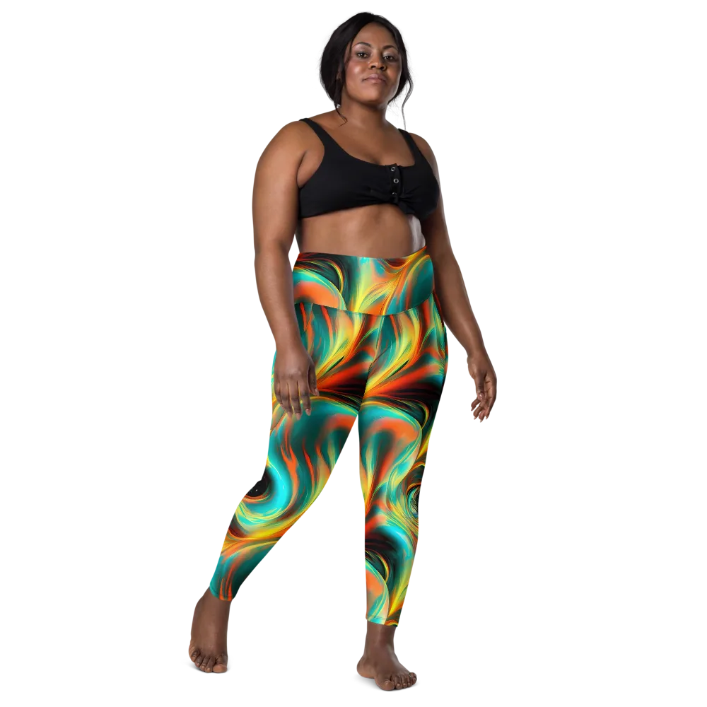 Dreamweaver Fusion on Leggings with Pockets — Front