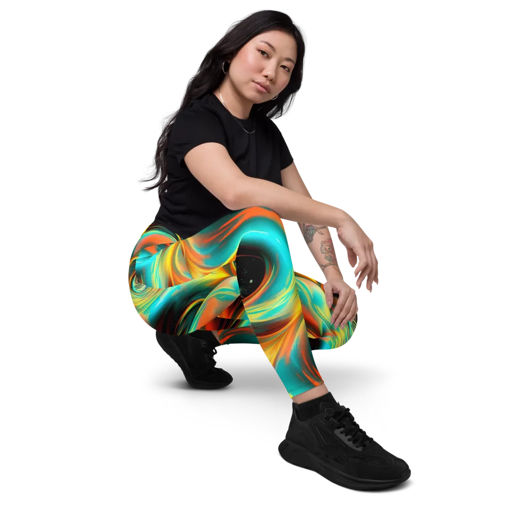 Dreamweaver Fusion on Leggings with Pockets — Right Front