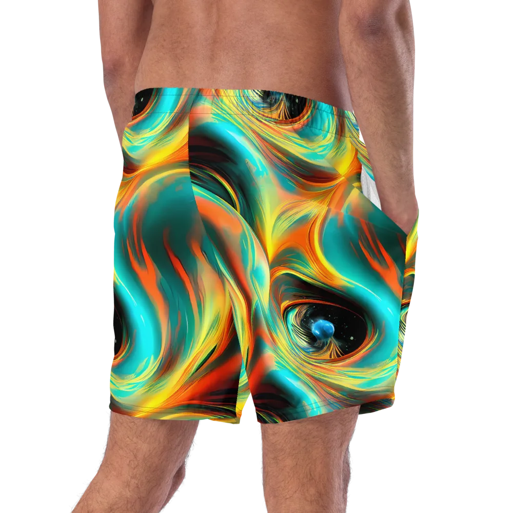 Dreamweaver Fusion on Swim Trunks — Right Back