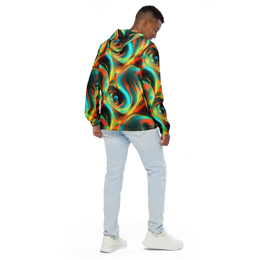 Dreamweaver Fusion on Men's Windbreaker — Back