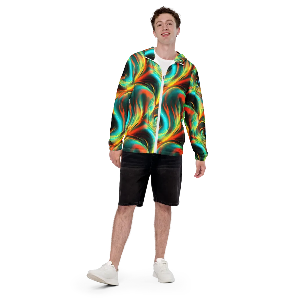 Dreamweaver Fusion on Men's Windbreaker — Front