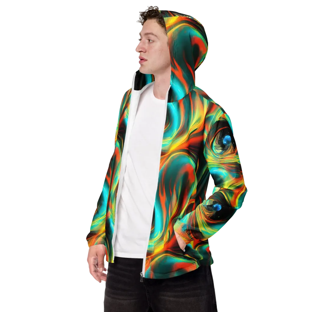 Dreamweaver Fusion on Men's Windbreaker — Left Front
