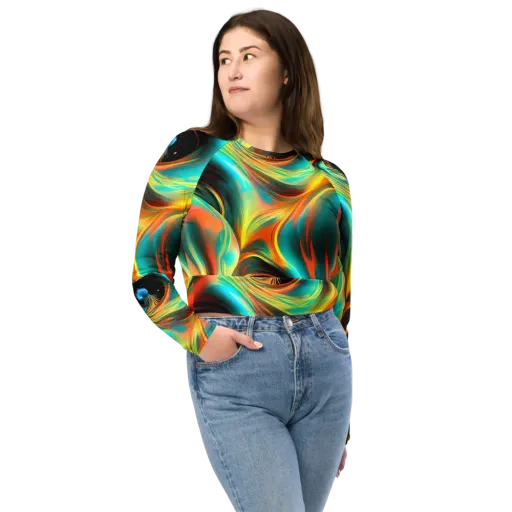 Dreamweaver Fusion on a Long Sleeve Crop Top