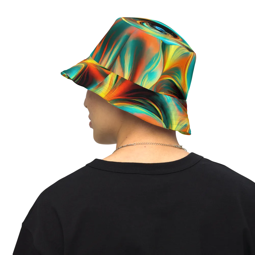 Dreamweaver Fusion on Reversible Bucket Hat — Back Inside