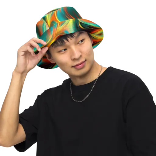 Dreamweaver Fusion on a Reversible Bucket Hat