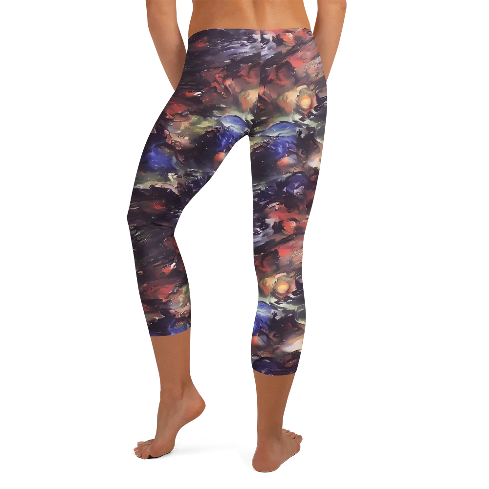 Twisted Terra on Capri Leggings — Back