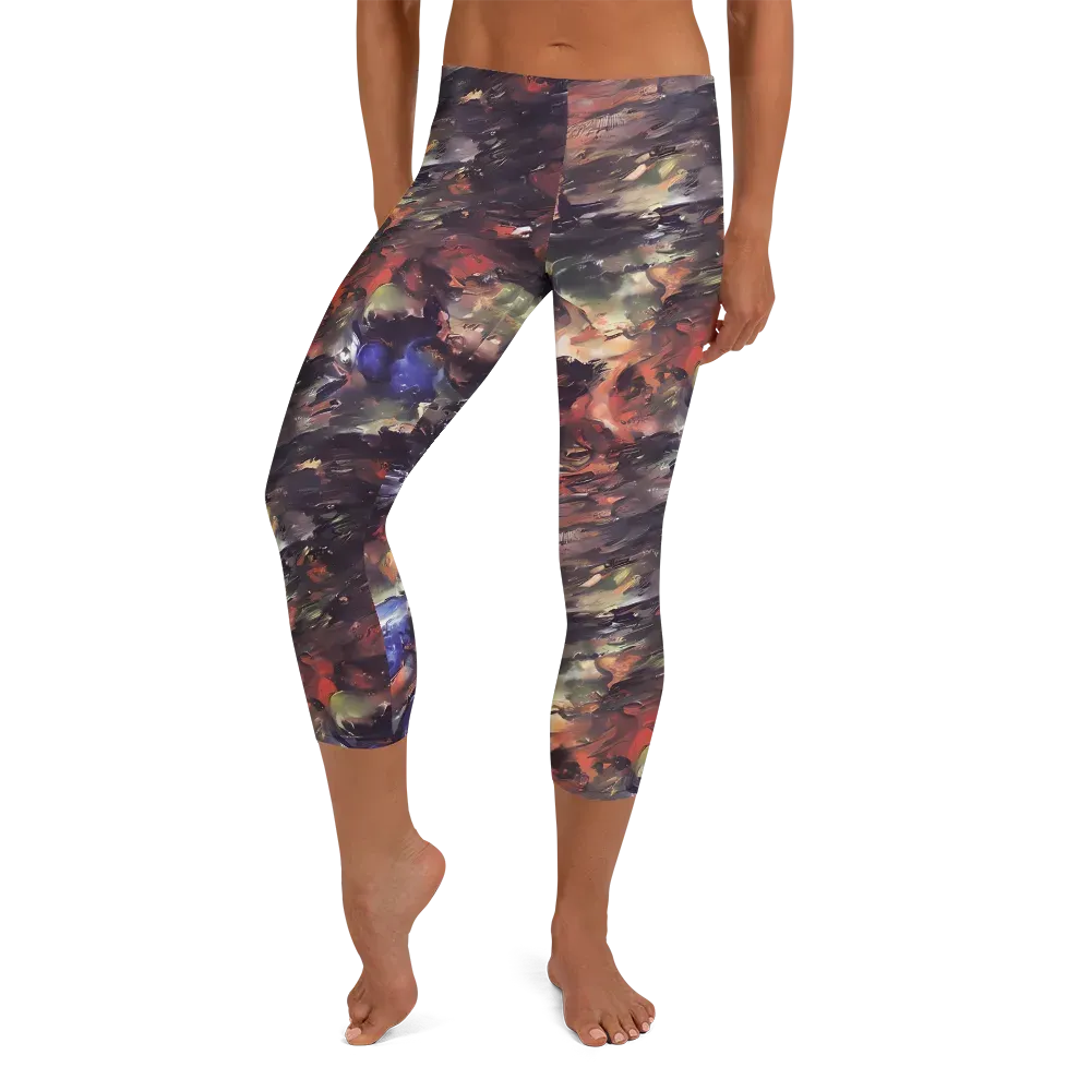 Twisted Terra on Capri Leggings — Front