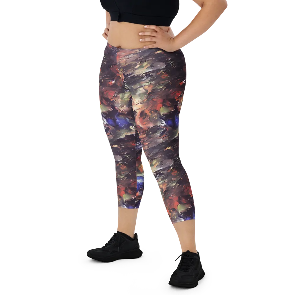 Twisted Terra on Capri Leggings — Front
