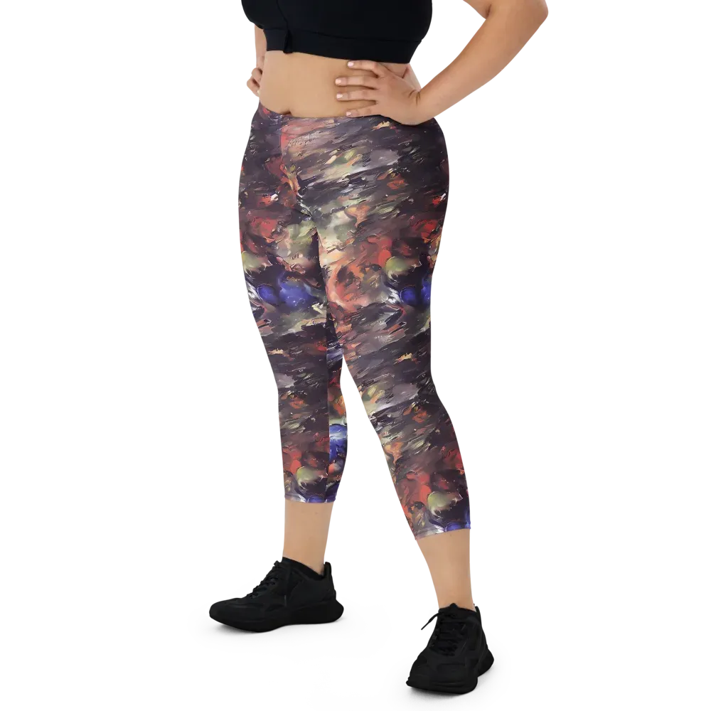Twisted Terra on Capri Leggings — Front