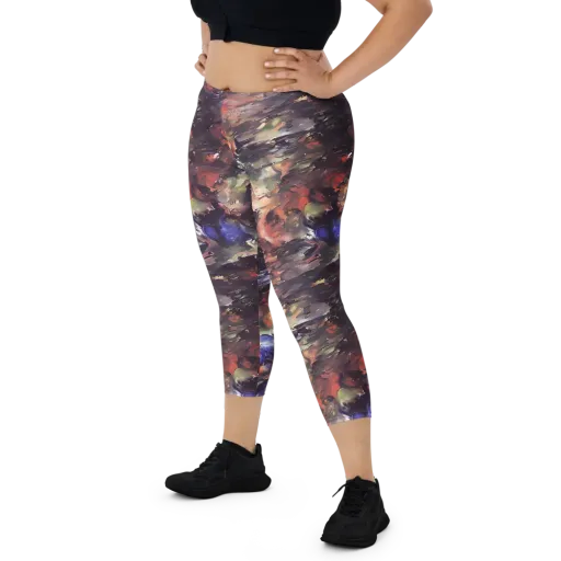 Twisted Terra on a Capri Leggings