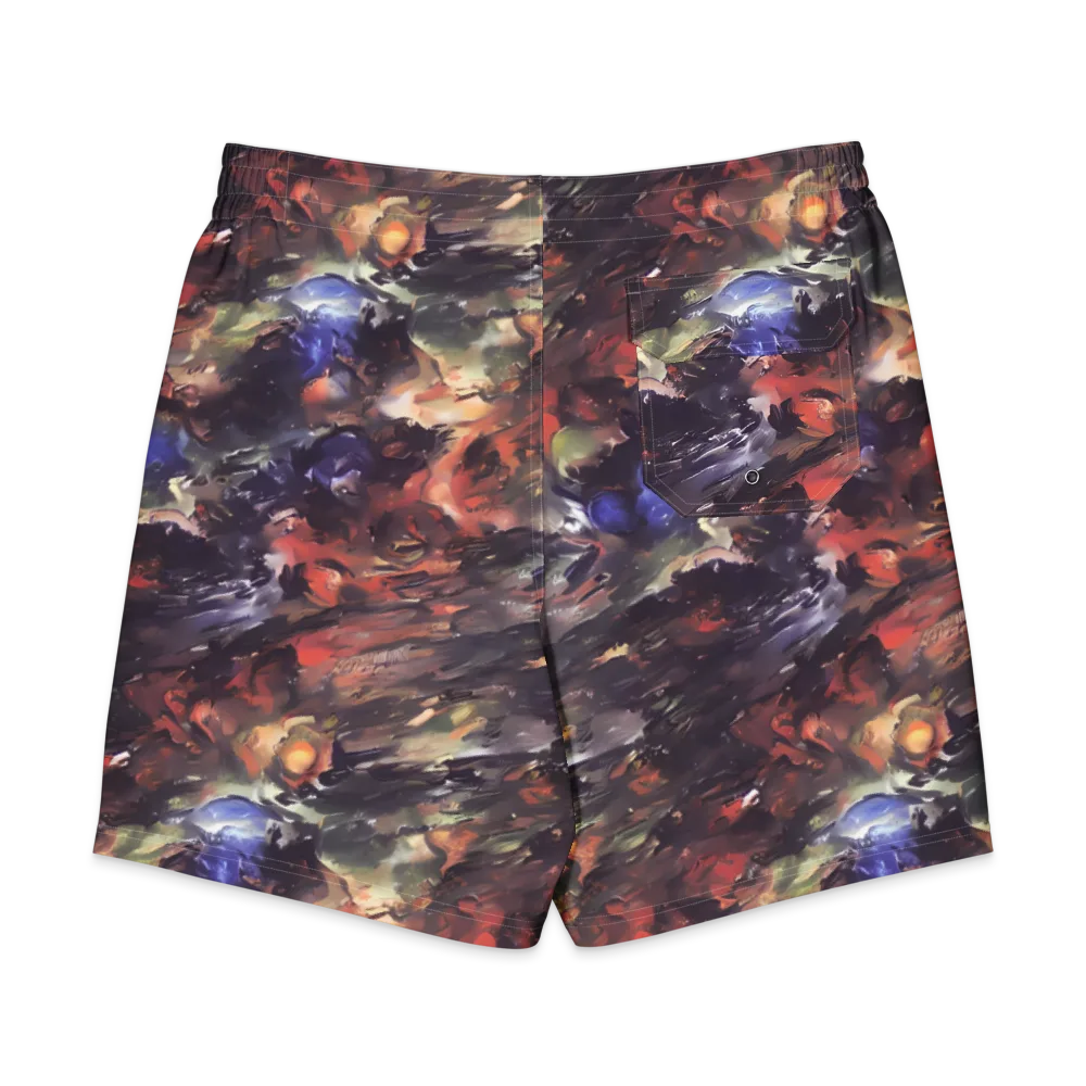 Twisted Terra on Men's Board Shorts — Back