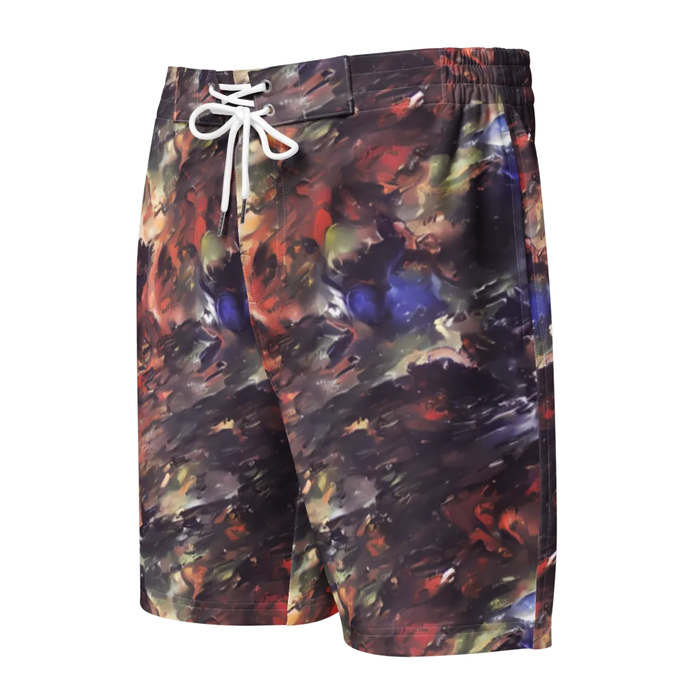 Twisted Terra on Men's Board Shorts — Front