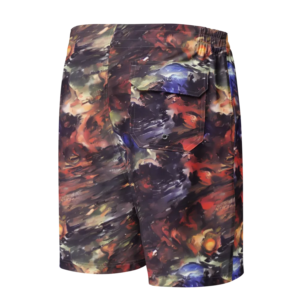 Twisted Terra on Men's Board Shorts — Back