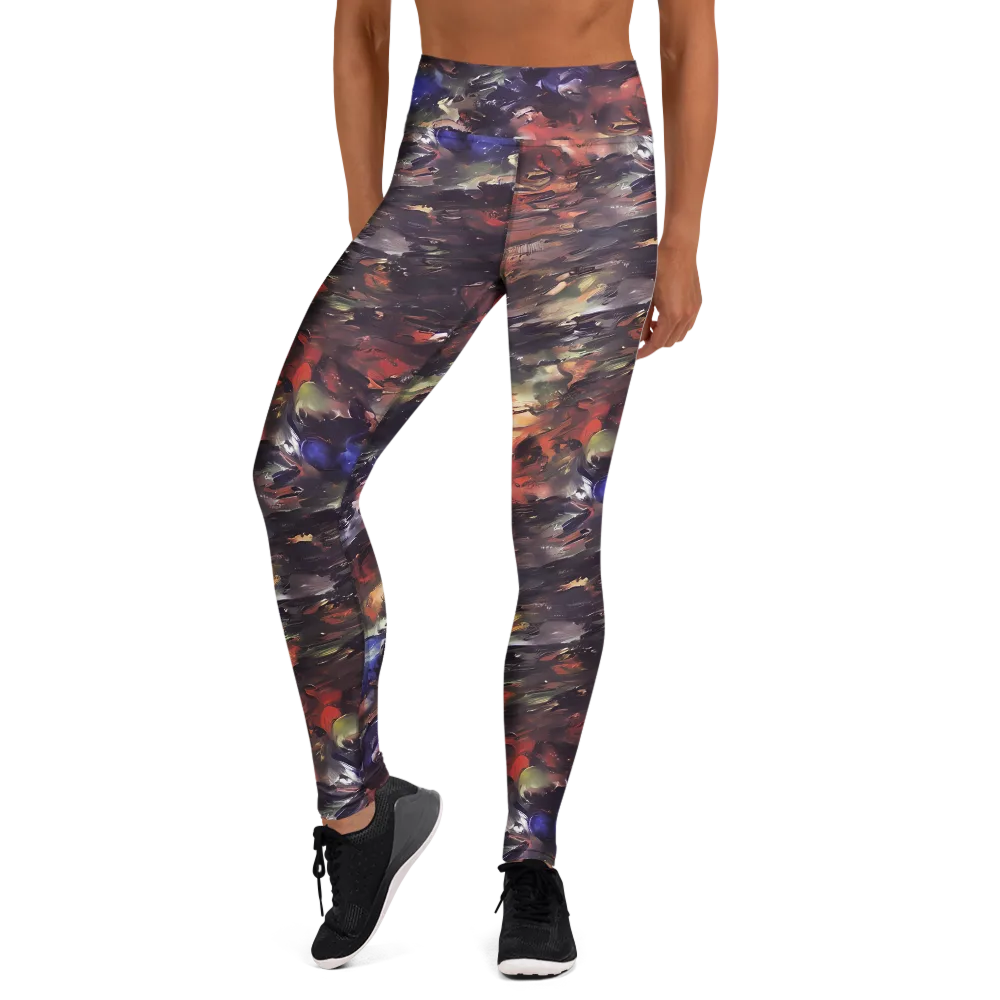 Twisted Terra on Yoga Leggings — Front