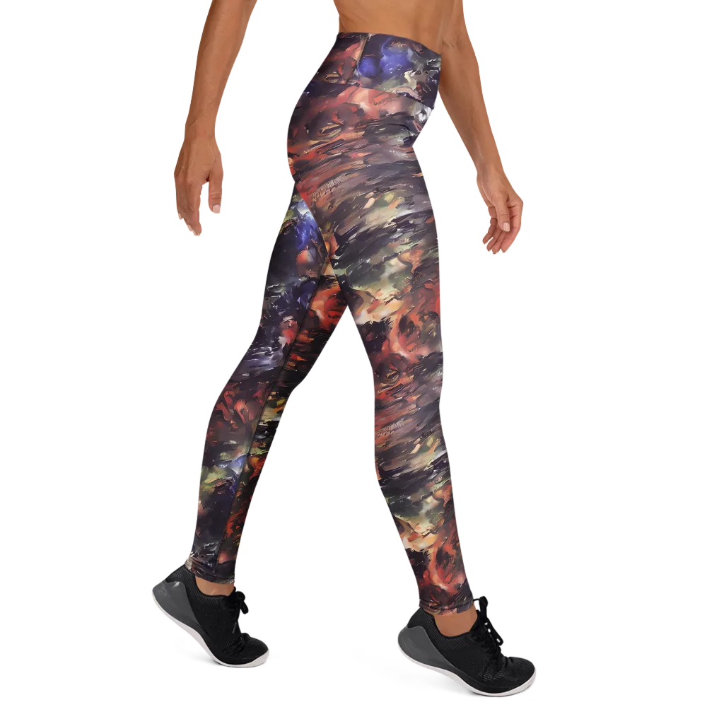 Twisted Terra on Yoga Leggings — Right