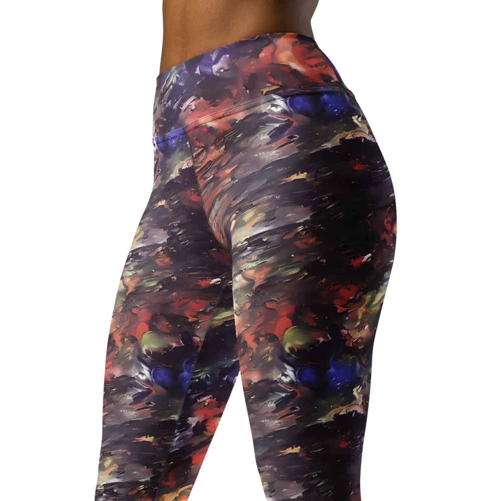 Twisted Terra on Yoga Leggings — Left Front