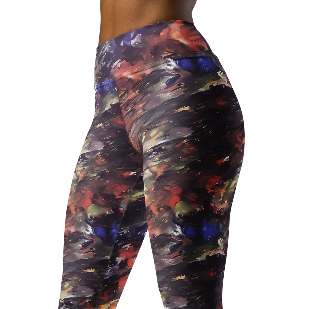 Twisted Terra on Yoga Leggings — Left Front