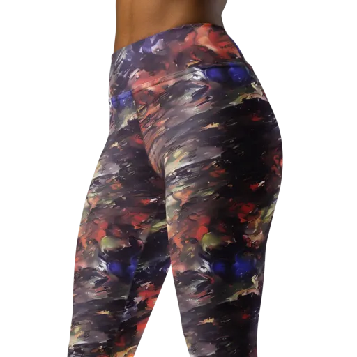 Twisted Terra on a Yoga Leggings