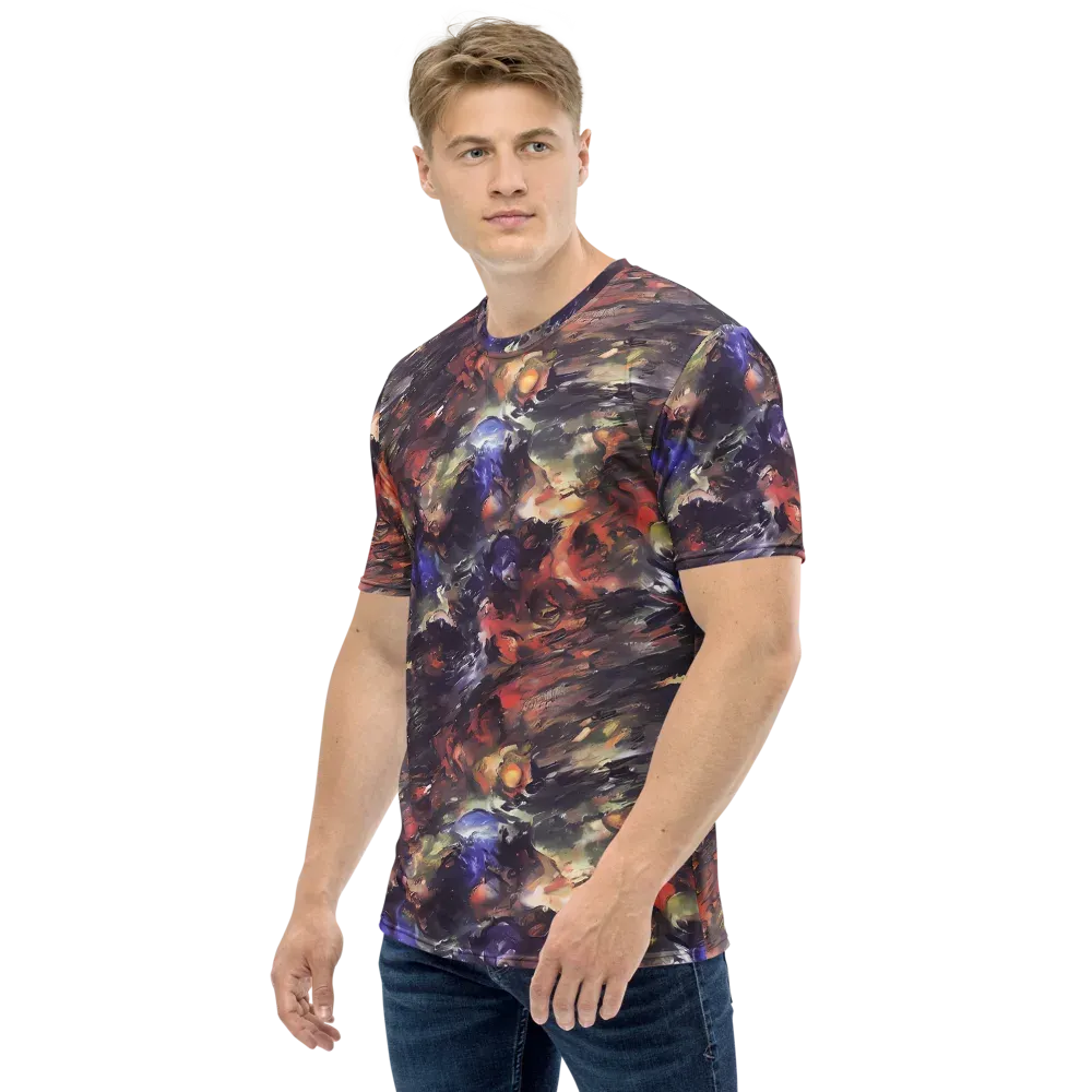 Twisted Terra on Men's Crew Neck T-Shirt — Left
