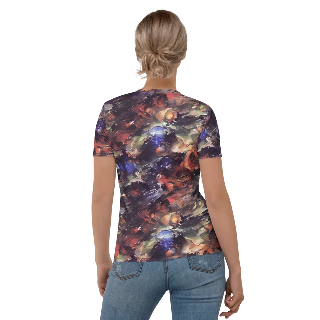 Twisted Terra on Women's Crew Neck T-Shirt — Back