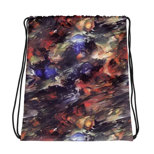 Twisted Terra on a Drawstring Bag