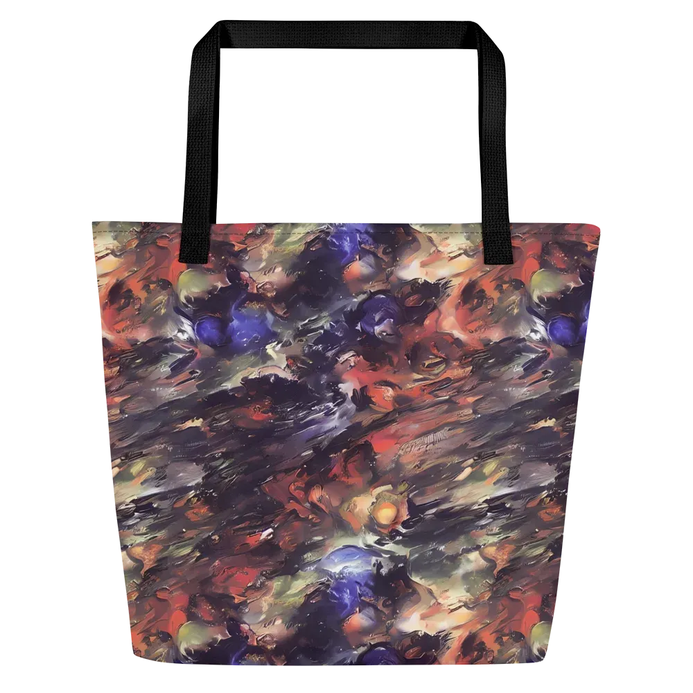 Twisted Terra on Large Tote Bag W/ Pocket — Front