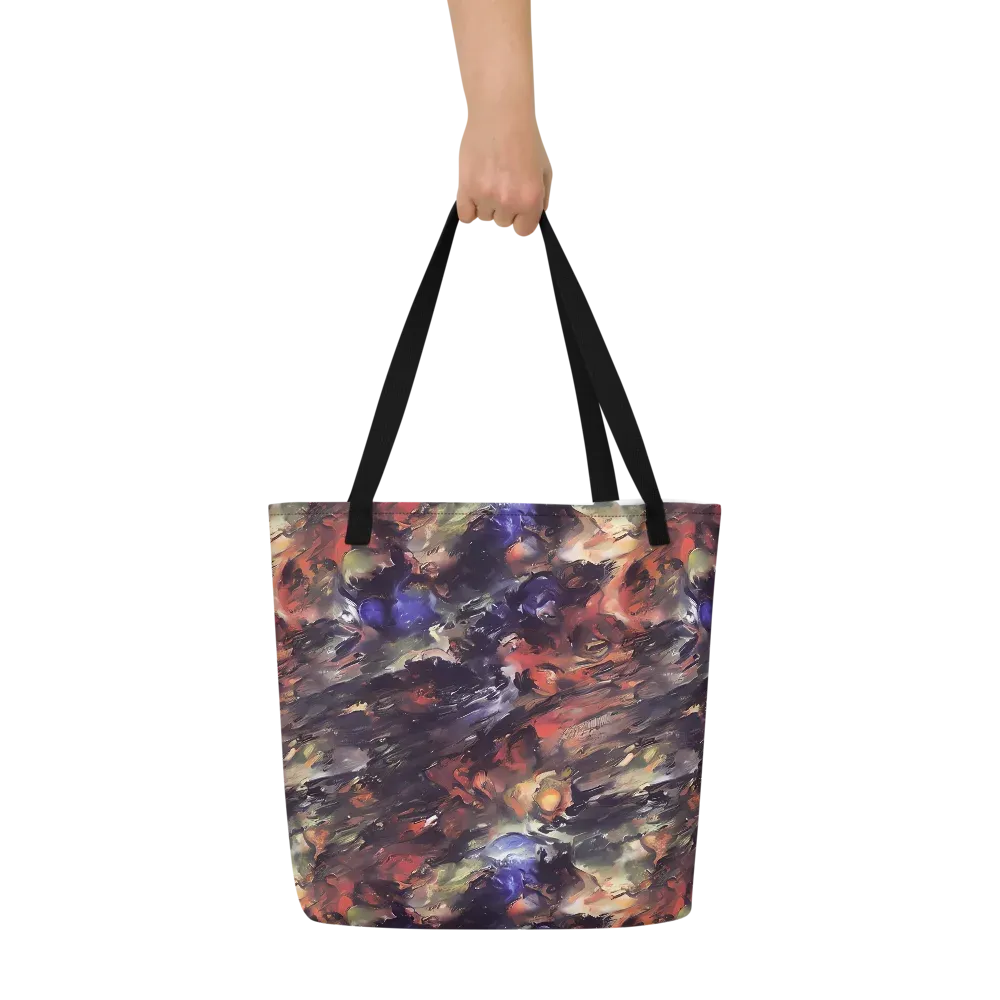 Twisted Terra on Large Tote Bag W/ Pocket — Front
