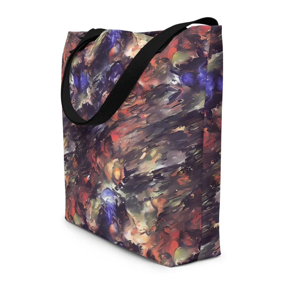 Twisted Terra on Large Tote Bag W/ Pocket — Front