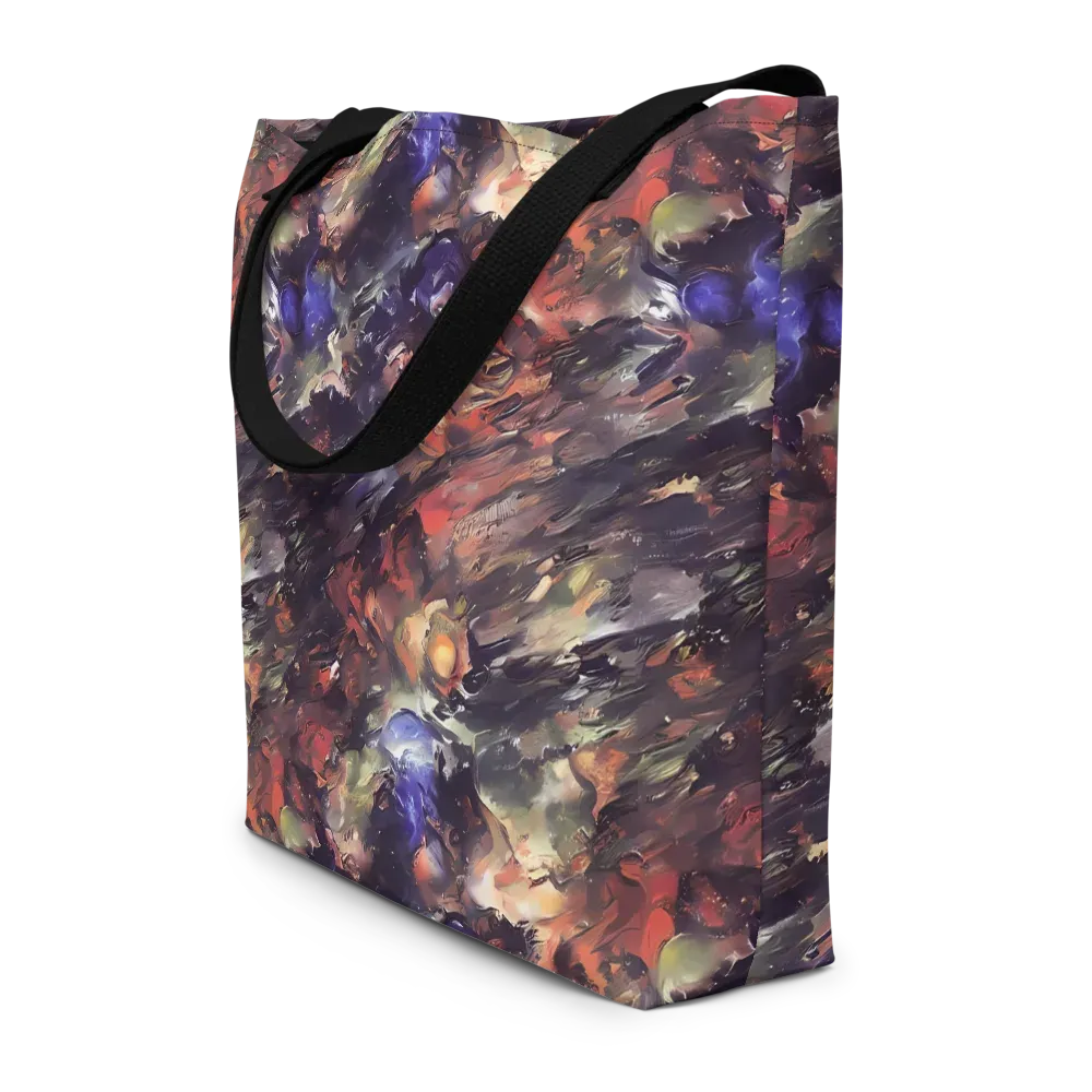 Twisted Terra on Large Tote Bag W/ Pocket — Front