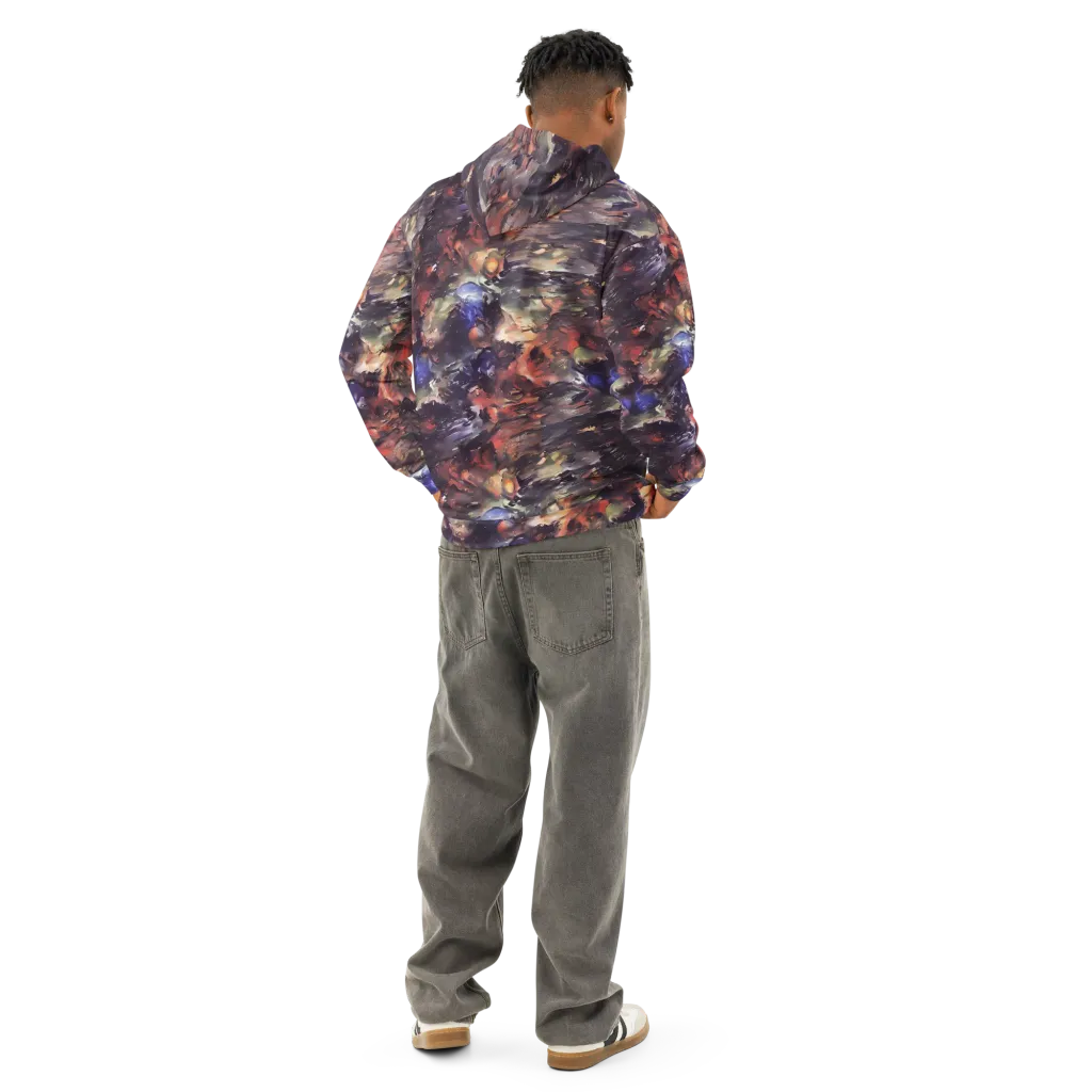 Twisted Terra on Cotton Hoodie — Back