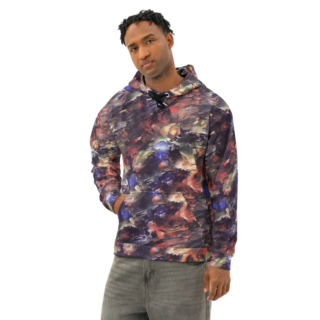 Twisted Terra on Cotton Hoodie — Left Front