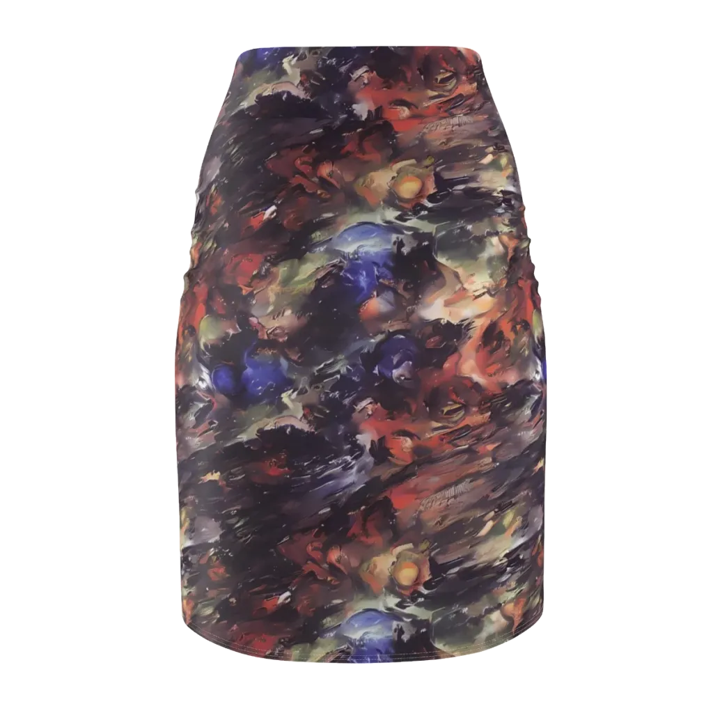 Twisted Terra on Pencil Skirt — Back