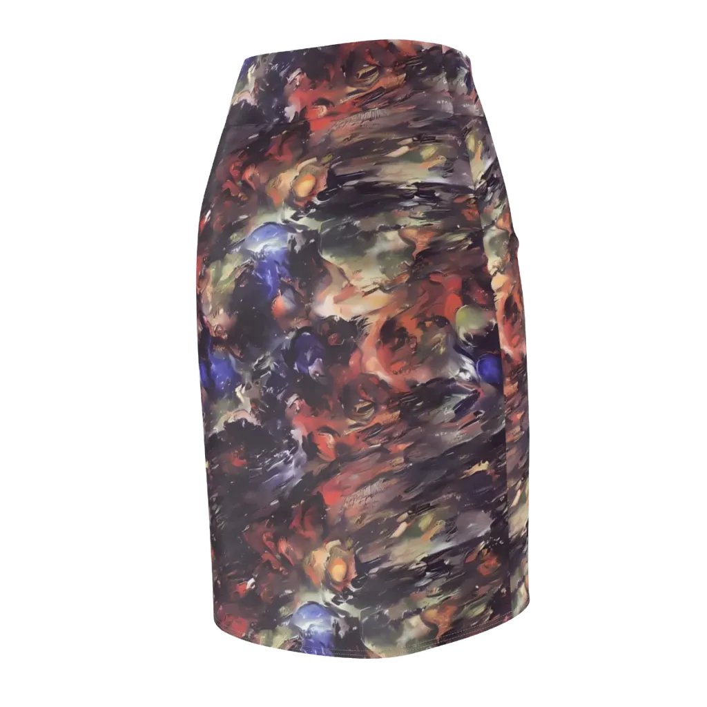 Twisted Terra on Pencil Skirt — Back Side