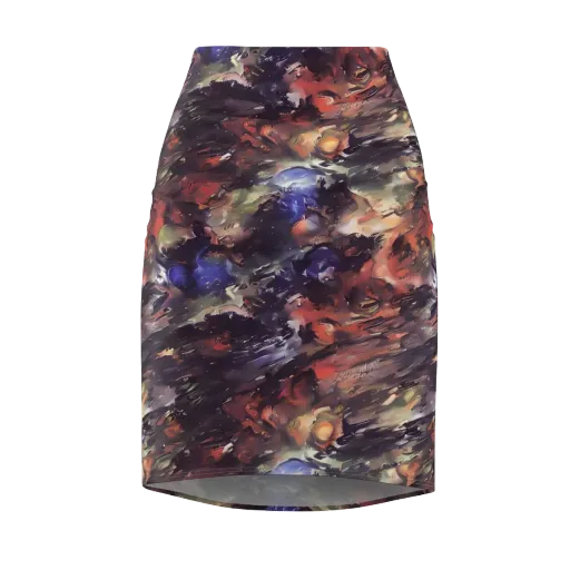 Twisted Terra on a Pencil Skirt