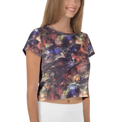 Twisted Terra on a Crop Tee