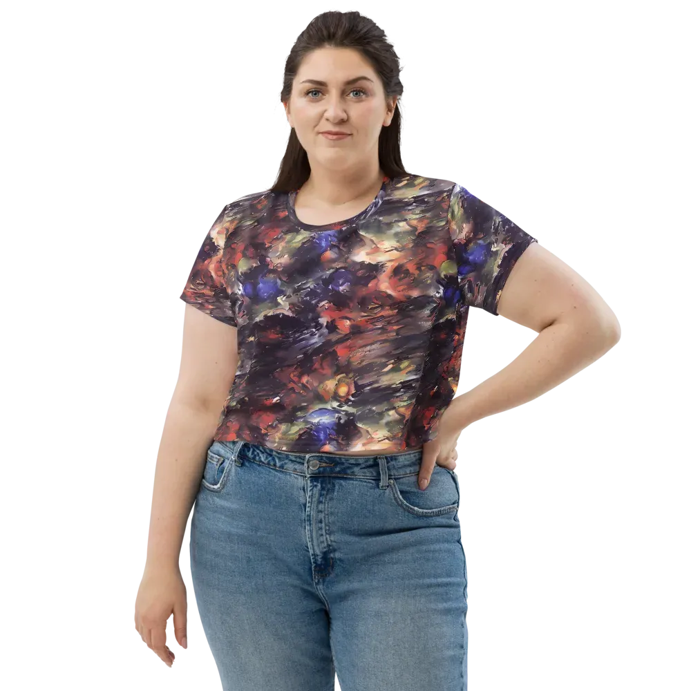 Twisted Terra on Crop Tee — Front
