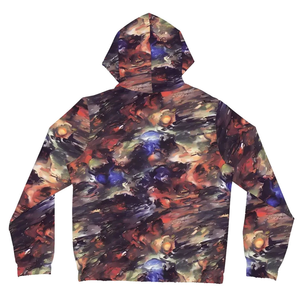 Twisted Terra on Women's Full-Zip Hoodie — Back