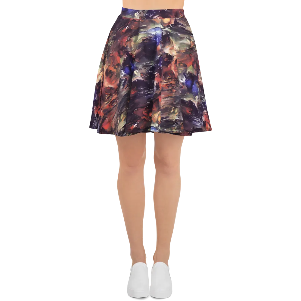 Twisted Terra on Skater Skirt — Front