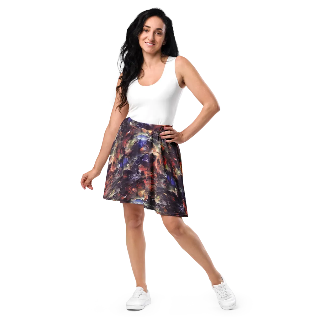 Twisted Terra on Skater Skirt — Front