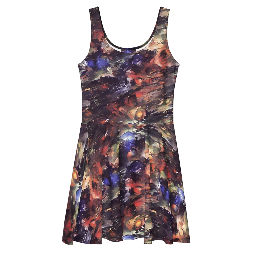 Twisted Terra on Skater Dress — Front
