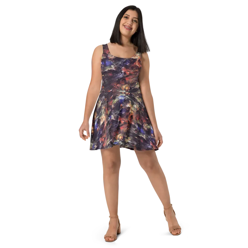 Twisted Terra on Skater Dress — Front